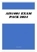 AIS1601 EXAM PACK 2024
