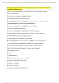 Pathophysiology Chapter 1- Test Bank with Latest Questions and Answers that are simplified and 100&percnt; correct 