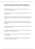 AMMO 49 exam with correct answers&period;
