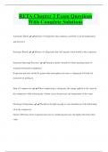 RETA Chapter 3 Exam Questions  With Complete Solutions