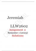 MNB1601 Assignment 2 Semester 1 2023 &lpar;852638&rpar;