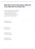 BSN 205-10 Final &lpar;Vital Signs&rpar;&comma; BSN 205 Final&comma; BSN 205 Final Week 3&4