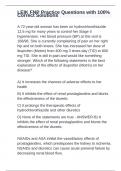 LEIK FNP Practice Questions with 100&percnt; Correct Solutions