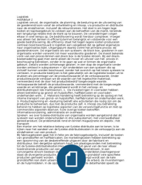 Hoofdstuk 1 logistiek