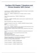 Canfitpro FIS Chapter 7 Questions and  Correct Answers 100&percnt; Correct