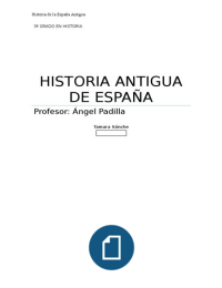 Historia de la España Antigua