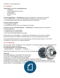 Samenvatting voertuigtechniek hoofdstuk 3
