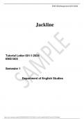  Tutorial Letter 001&sol;1&sol;2024 ENG1503 Semester 1   Department of English Studies