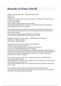 Disorder & Chaos Test &num;3 questions and answers  verified answers REVISED AND UPDATED FOR 2026&sol;2027 ACTUAL EXAM COMPLETE QUESTIONS AND CORRECT DETAILED ANSWERS &lpar;VERIFIED ANSWERS&rpar; &vert;ALREADY GRADED A&plus;&vert;&vert;BRAND NEW&excl;&excl;