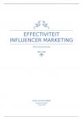 OE42 Literatuurstudie - Effectiviteit influencer marketing