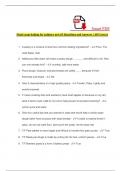 Final exam baking for culinary arts 65 Questions and Answers &vert; All Correct