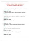 WGU D426 DATA MANAGEMENT FOUNDATIONS EXAM BUNDLE WITH 2 ITEMS QUESTIONS & VERIFIED ANSWERS GRADED A 