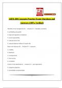 ARM 400 Concepts Practice Exam Questions and Answers &lpar;100&percnt; Verified&rpar;
