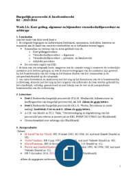Burgerlijk procesrecht & insolventierecht WG 3 2016