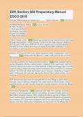 EPA Section 608 Preparatory Manual ESCO 2018 Questions with 100&percnt; correct answers