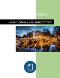 Geschiedenis van Amsterdam samenvatting Bestuurskunde