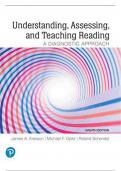UNDERSTANDING&comma; ASSESSING&comma; TEACHING AND READING A DIAGNOSTIC APPROACH 8TH EDITION &lpar;GLOBAL EDITION&rpar; BY JAMES M EREKSON&comma; MICHAEL F&period; OPITZ&comma; ROLAND K SCHENDEL TEST BANK