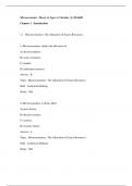 Question Bank in line with Microeconomics Theory and Applications with Calculus&comma;Perloff&comma;5e