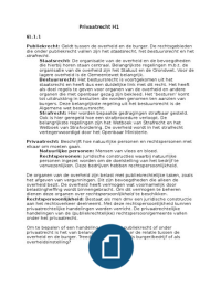 Inleiding Privaatrecht