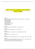   SOA - Exam P questions and answers 100&percnt; verified&period;
