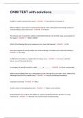 CNIM TEST with solutions&period;