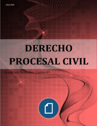 Temario Derecho Procesal Civil 1ª parte