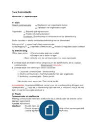 Samenvatting eerste 2 blokken CMD