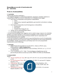 Burgerlijk procesrecht & insolventierecht WG 5 2016