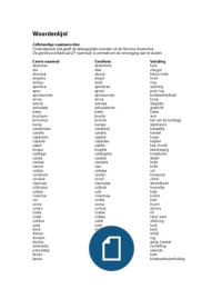 Latijnse woordenlijst