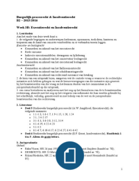 Burgerlijk procesrecht & insolventierecht WG 6 2016