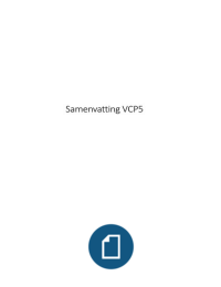 VCP5-VDC summary