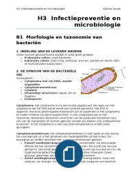 H3 Infectiepreventie en microbiologie