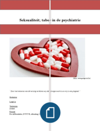 Artikel producttoets 12 (gevorderd) seksualiteit bij psychiatrie