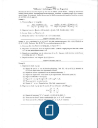 examenvragen wiskunde 1