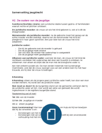 Samenvatting jeugdrecht