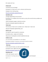 level 2 btec business unit 3 p1