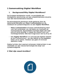 Samenvatting Digital Workflow, Veredelen 2 (Nederlands)