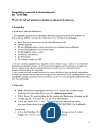 Uitwerkingen Werkgroep 1A BPI 2016