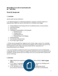Uitwerkingen werkgroep 2B BPI 2016