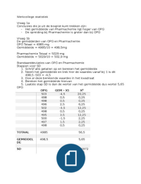 FA-208 WC statistiek volledig uitgewerkt met goede getallen