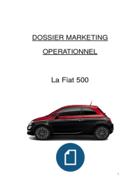 Analyse Marketing Fiat 500