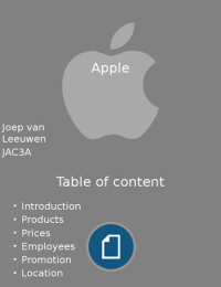 Presentatie Apple Engels