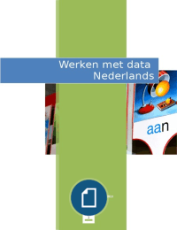 Nederlands verslag datamuur, werken met data
