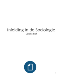 Inleiding in de sociologie 
