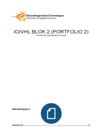 Portfolio blok 2 specialisatie oncologie
