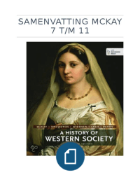 Samenvatting McKay hoofdstuk 7-11 Middeleeuwen