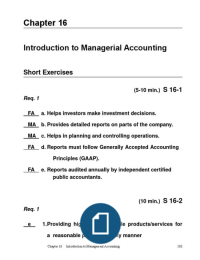 Finance answers chapter 16