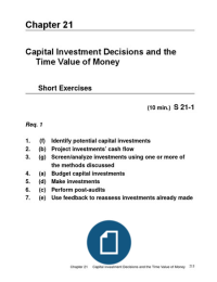Finance answers chapter 21