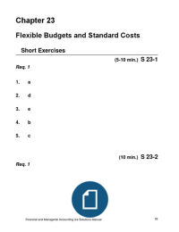 Finance answers chapter 23