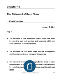 Finance answers chapter 14